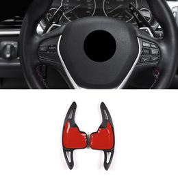 Steering Wheel Shift Paddle Sequins Decoration Cover Trim Stickers For BMW F30 F32 F34 F10 F15 F16 Car Styling Interior Modified258S