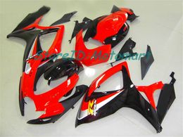 ABS Fairing set for SUZUKI GSXR600 750 2006 2007 GSXR 600 GSXR 750 K6 06 07 gloss black Fairings kit gifts Sp02