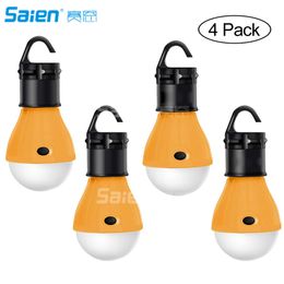 Portable Lanterns Camping Lights Bulb-4 Pack and 4 Colors (Yellow, Blue, Red & Green) outdoor Lantern-1.97X4.72 Inch Hanging Tent