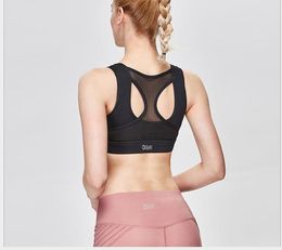 2019 New Sports Bra Shock-proof Nylon Fitness Beauty Back Shock-proof Underwear Vest Bra Quick-drying vest Woman