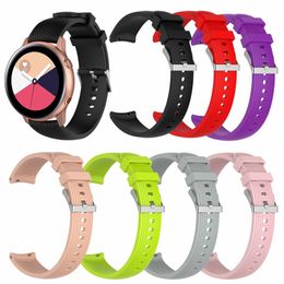 Smart Accessories 20mm Wrist Band For Samsung galaxy active sport Silicone Replacement Strap For Samsung Galaxy Watch 42mm Bands