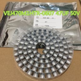 100pcs/lot Aluminum Capacitor VEJ470M1HTR-0607 47uF 50V ± 20% 6.3 * 7.7mm SMD