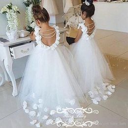 Bowknot For Flower Girls Children Clothing Vestido Infantil Princess Summer Evening Party Roupas De Menina Femininas Dress