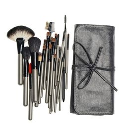 Professional 26pcs Makeup Brushes Set Goat Hair Powder Foundation Blusher Brush Eyebrow Brush Make Up Brush Cosmetic Beauty Kit tools