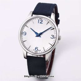 3 Style Best 3A 40mm L.U.C. XP Stainless Steel ETA2892 Automatic Mens Watch 168592-3001 Silver Dial Blue Fabric Strap Gents Watches