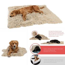 -Dog Blanket Dog Bed Tapis Corail mou Toison Paw Foot Print couchage chaud Lits couverture tapis pour les petites et moyennes Chiens Chats Fournitures DHL
