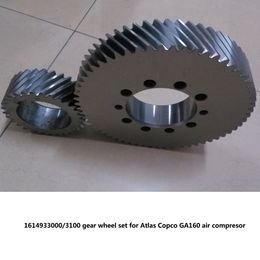 Genuine gear wheel set driven gear shaft 1614933000/3100 for AC GA160 screw air compressor parts