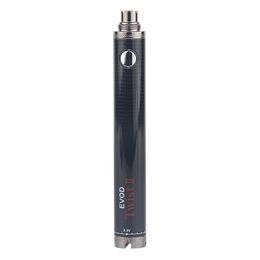 Vision 2 Spinner II eGo EVOD Twist VV Electronic Cigarette Battery 1650 mAh For 510 thread Vape Pen Tank