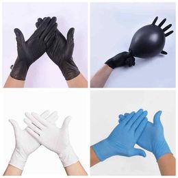 Disposable Nitrile Gloves Protective Glove Disposable Work Safety Glove Elastic Rubber Gloves Kitchen Garden Protective Gloves ZZA2287