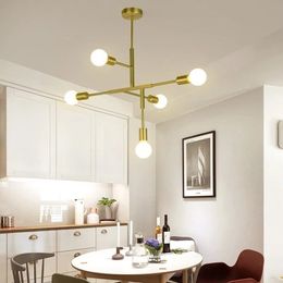 Simple style modern hanging pendant light LED minimalist Black/Gold bar stair foyer living dining room hanging ceiling lamp