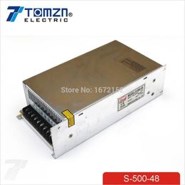 Freeshipping 500W 48V 10A 220V INPUT Single Output Switching power supply for LED Strip light AC to DC