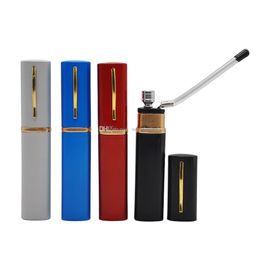 -colorido bolso mini-bong protable caneta estilo criativo shisha cachimbo de água do metal hookah tabaco água fumar