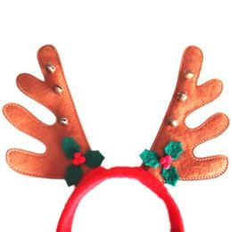 Christmas Reindeer Antlers Headband Xmas Lovely ELK Hair Band Christmas Ornament Decor Deer Reindeer Headband Head Hoop Hot