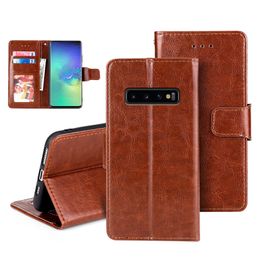 Leather phone case for Samsung S11E mobile phone holster S10Plus S105G bracket flip phone case dhl free