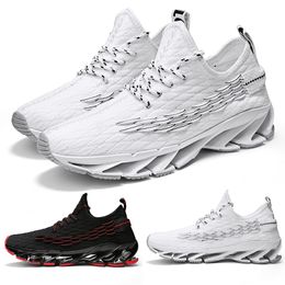 High Style4 2023 Fashion Quality Band White Black Ed Lace Cushion Young Men Boy Running Shoes Low Cut Designe Taines Spots10