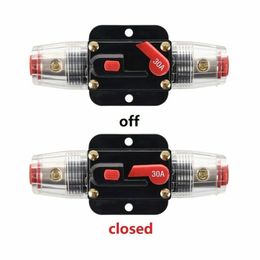 amp fuses Canada - Car DC 12V 30 Amp Audio Stereo Circuit Breaker Manual Reset Replace Fuse Holder