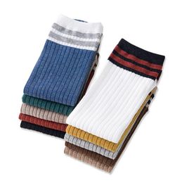 Women's Soft Warm Knit Cotton Crew Stripes Socks fashion Colourful Casual Fall Winter Cold Weather Socks hosiery new year christmas gifts