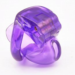 Latest The Nub of HT V3 Natural Resin Male Cock Cage with 4 Penis Ring Bondage Lock Chastity Device Adult BDSM Sex Toy Products