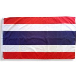 Kingdom of Thailand Flag 0.9x1.5m Cheap Price Light Polyester Fabric Thailand Country National Flags for Sale