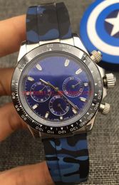 Multi-style Link Luxury Watch 7 Style Mens Ceramic Bezel 40mm 116500 116518 Rubber Strap Automatic Fashion Men's Watches Wristwatch