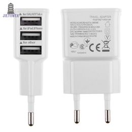 5V 2A EU Multi USB Charger Device Plug For Oneplus iPhone 6 5S 5 4S for Samsung Galaxy S5 Travel Usb Power Adapter Wall Charger 300pcs/lot