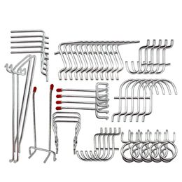 Hooks & Rails Pegboard Assortment - 102Pcs Peg Hook Organization1266Z