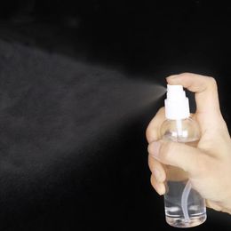 60ml Clear Plastic Bottles Empty PET Cosmetic Alcohol Spray Bottle With Sprayer Pump For Perfume Makeup