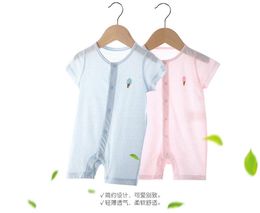одежда 2020 Осень модели летних цветов хлопка новорожденных Комбинезоны хлопка ребенка превращается в ребенка спальные мешки два износа