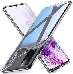 Soft Flexible Silicone Cover Slim Clear Soft TPU Case for Samsung Galaxy S20 Plus Ultra S10 5G PLUS S10E
