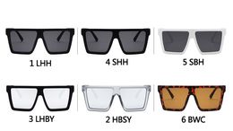 Wholesale-design big frame rice nail retro square sunglasses Europe and America style men and women glasses trend cross-border sunglasses