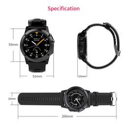 GPS Smart Watch BT WiFi Smart WristWatch IP68 À Prova D 'Água 1.39 
