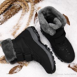 Stivali da donna classici da donna stivali da donna stivali stivali da neve boot femminile stivale stivale in pelle di cotone scarpe casual dimensioni grandi dimensioni