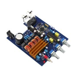 Freeshipping Tpa3116+Lm1036 Bluetooth 2.0 Class D 2 Channel Amplifier Board 50W+50W With Treble Bass Adjustment