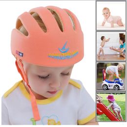 아기 모자 헬멧 안전 보호 어린이는 충돌 방지 파나마 어린이 유아 보호 모자를 걷는 법을 배웁니다.