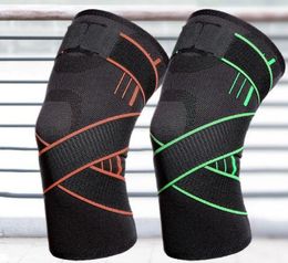 Design Knee Pads Safety fitness exercise pressure cycling knitting knee protector knee exercise equipment Basketball Sports Soccer football