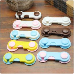 16 Colours Plastic Cabinet Lock Children Safety Baby Protection From Children Safe Locks for Refrigerators Baby Security Drawer Latches