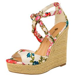 Hot Sale- for women peep toe sandals platform sandals sandalias plataforma mujer shoes woman zapatos de mujer sandals women summer shoes