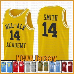 Mens Fresh Prince 14 Will Smith 25 Carlton Banks Basketball Jersey 34 Jesus Shuttles-worth Ray Allen Lincoln Love & movie 22 MCCall NCAA 222
