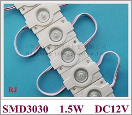 waterproof injection high power 1.5W LED module lamp light advertising light with lens DC12V 1led 42mm*30mm CE