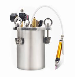 Manual High Precision Glue Dispenser Large Flow Dispensing Valve 3L Stainless Steel Pressure Tank Simple Dispensing Machine