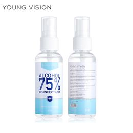 60ml Hand Sanitizer Gel YOUNG VISION Hands-Free Water Disinfection Moisturising Liquid Disposable No Clean Waterless Antibacterial Hand Gel