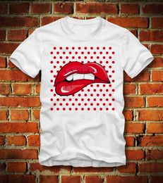 Pop Art Stickers Lips Crown Diamond Star Heart T-shirt 100/% Cotton unisex women