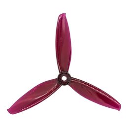 Gemfan 5043 WinDancer 5x4.3 5Inch 3-Blade 5mm Mounting Hole CW CCW Propeller 4PCS - Purple