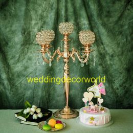 classic tall wedding vase fashion sisle gold walkway flower stand decor623