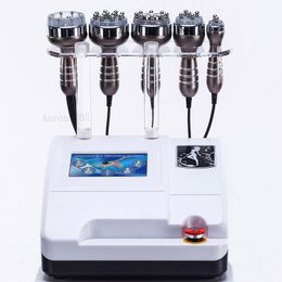 5 In 1 Effective Strong 40K Ultrasonic cavitation body sculpting slimming vacuum RF skin Firm face lift red photon machine