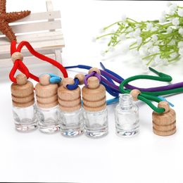 Wholesale hot new 6ML New Cylindrical Car Ornaments Empty Bottle Small Car Hanging Bottle