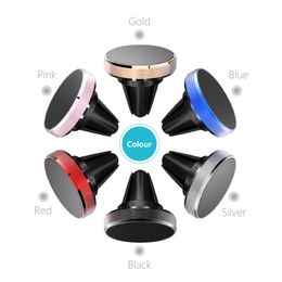 Wholesale Magnetic Phone Holder For Samsung LG Car Air Vent Mount Universal Mobile Smartphone Stand Magnet Support Cell Holder