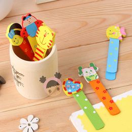 Bookmarks Lovely Cartoon Wooden Signs Children Colourful Cute Animals Bookmark School Office Stationery Students Animal Bookmarks VT1448