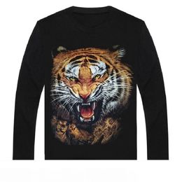 Zantt Mens Gothic Zipper Irregular Crewneck Casual Punk T-Shirts Tee