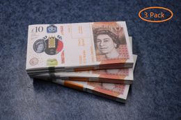 Fake Money Funny Toy Realistic UK POUNDS Copy GBP BRITISH ENGLISH BANK 100 10 NOTES Perfect for Movies Films Advertising Social Me2021045561BZ8CX